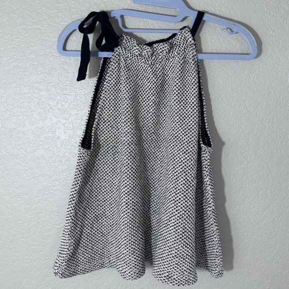 Madewell Texture & Thread Tie-Neck Knit Halter Top - Picture 3 of 8